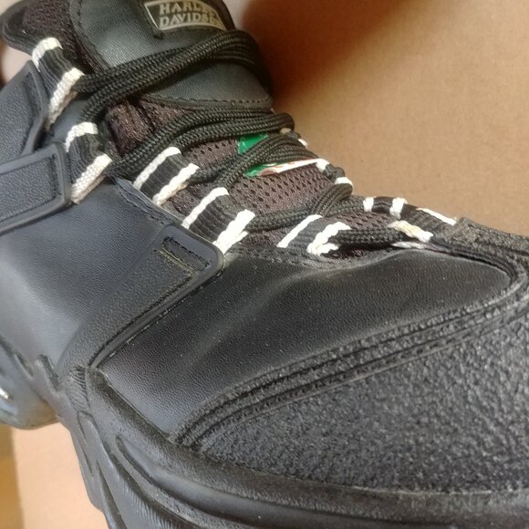 Harley Davidson Womens Size 8 Wide Black CSA Steel Toe Work Shoes Boots - Picture 2 of 15